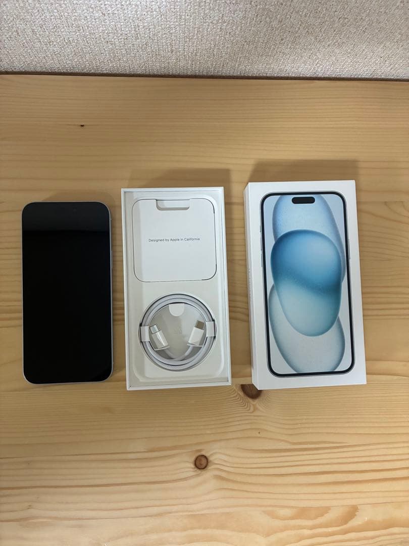 iPhone 15 Plus ブルー 128GB SIMフリー 美品
