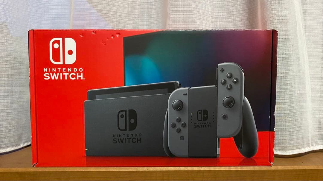 【箱あり使用感あり】Nintendo Switch 本体 グレー ジョイコン付き