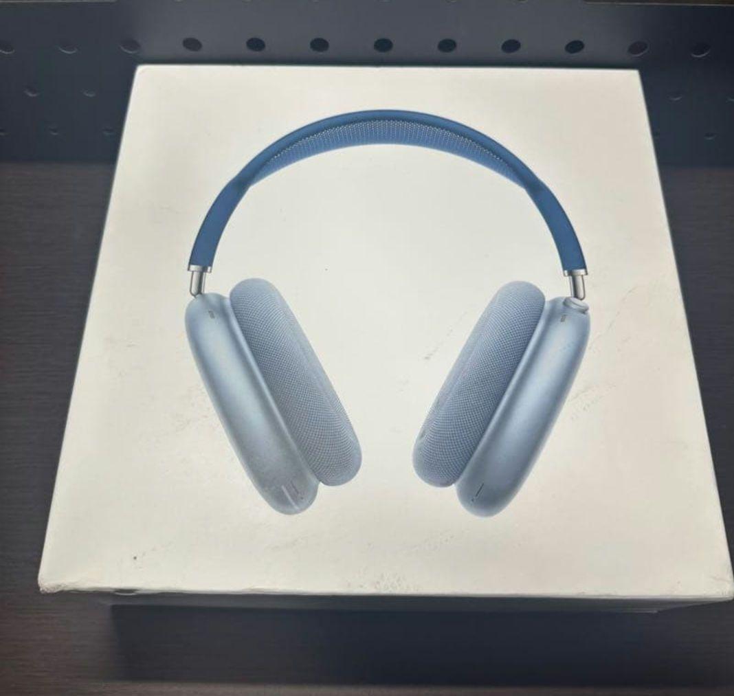 値下げ✨️正規品✨️AirPods Max ブルー 箱、ケーブル、カバー付