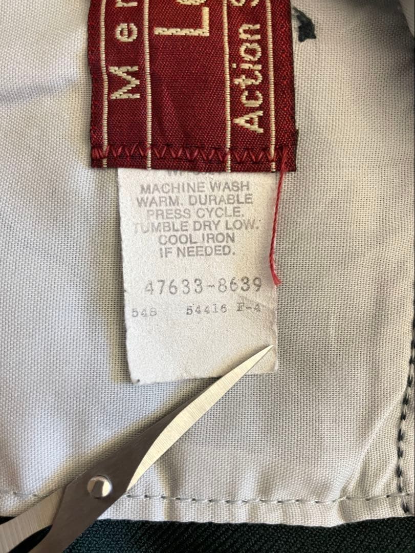 80〜90s levis リーバイス アクションスラックスパンツ W34