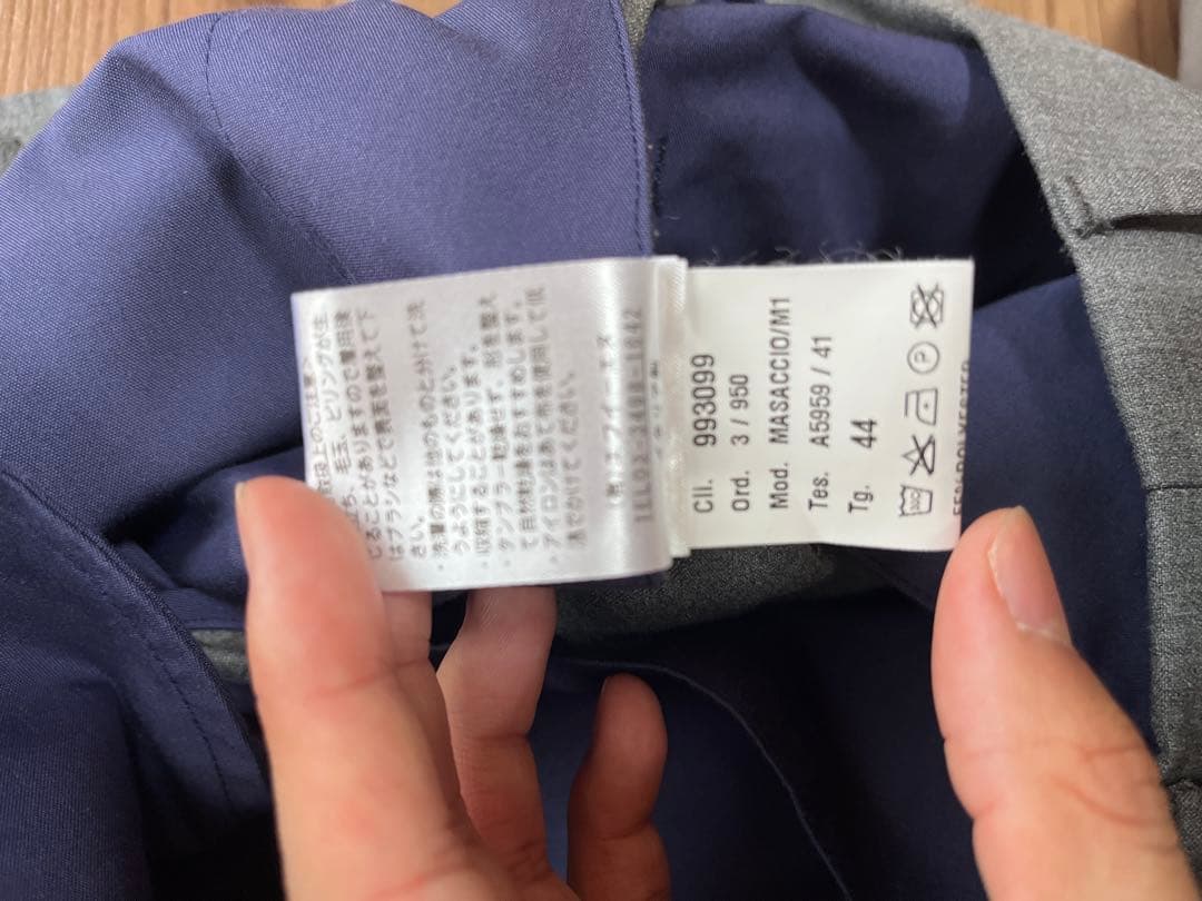 gabsarchiyo MASACCIO グレー スラックス 44