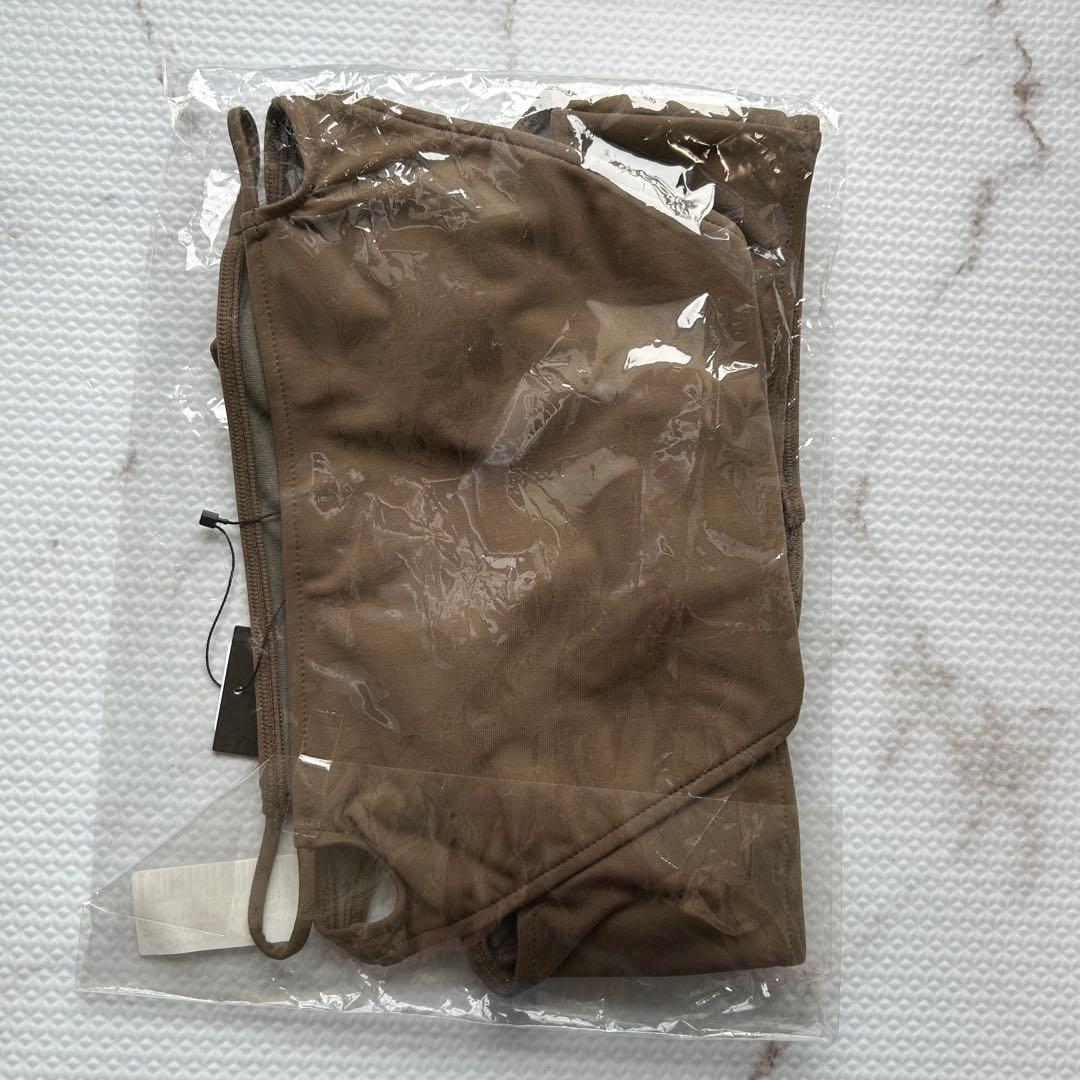 【新品】anuans　アニュアンス　水着　ショルダーセパレート　M カーキ