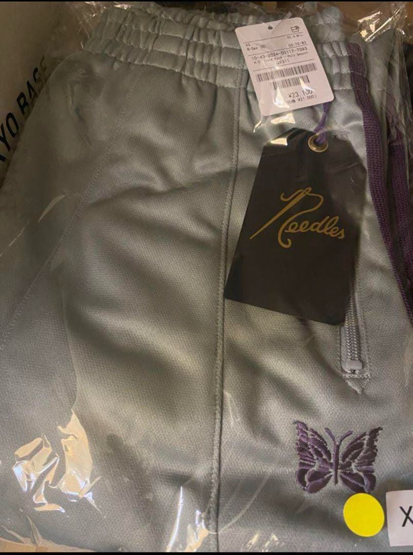 needles 25ss ヒザデル　h.d. トラックパンツ　xs サックス