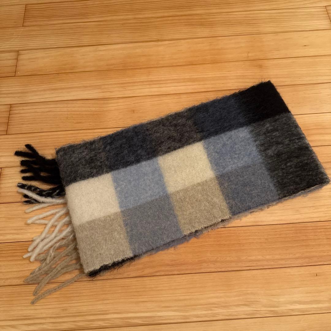 Acne Studios モヘヤチェックスカーフ