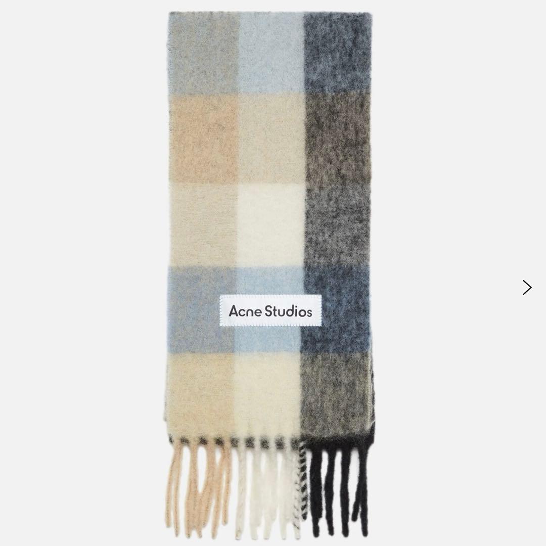 Acne Studios モヘヤチェックスカーフ