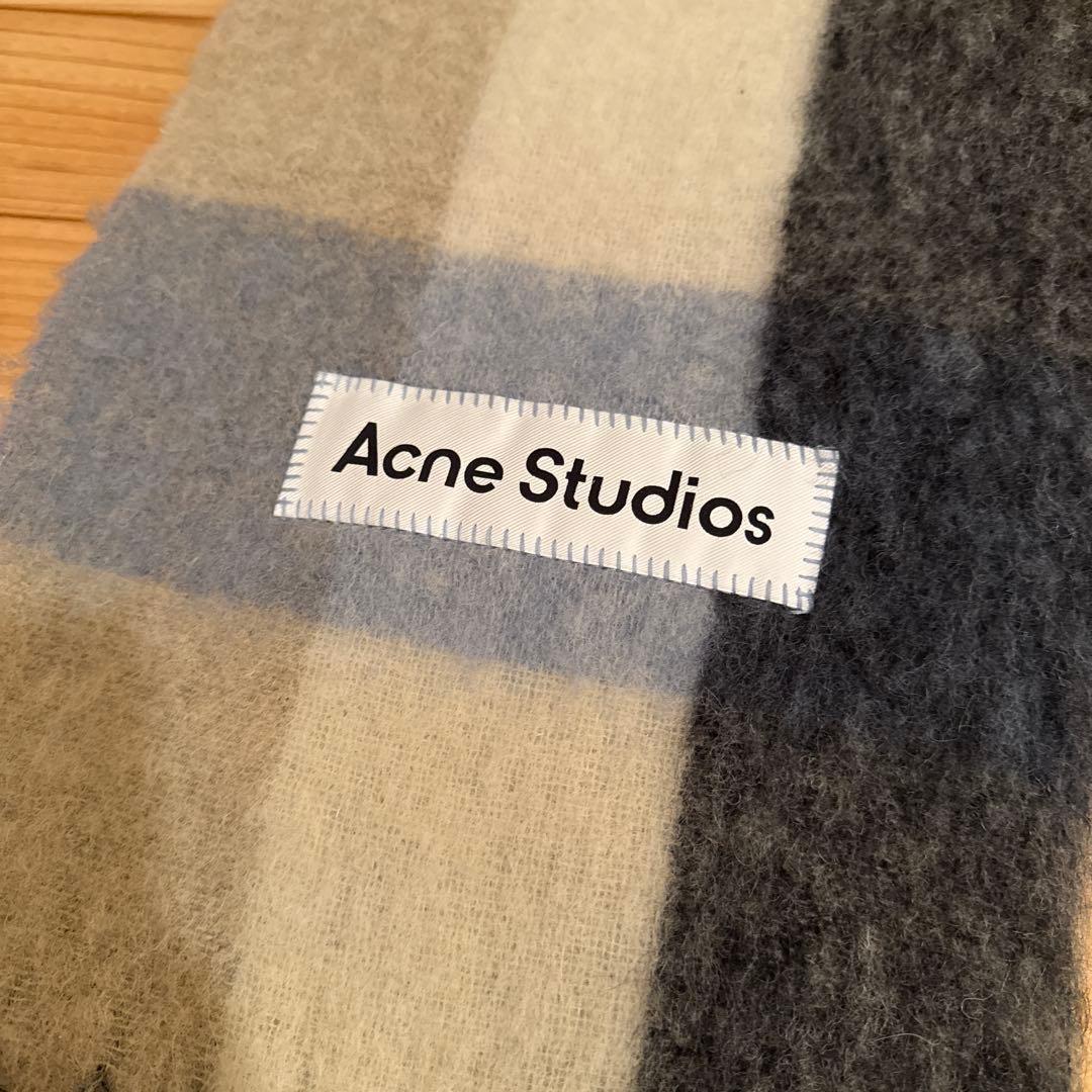 Acne Studios モヘヤチェックスカーフ