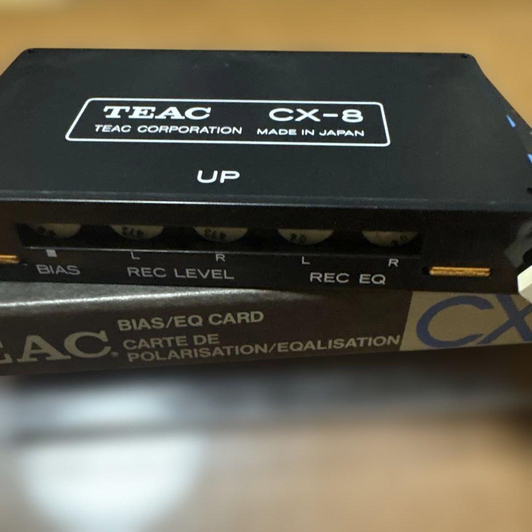 TEAC BIAS/EQ CARD CXー8 ・TO -8バイヤス調整器の2点