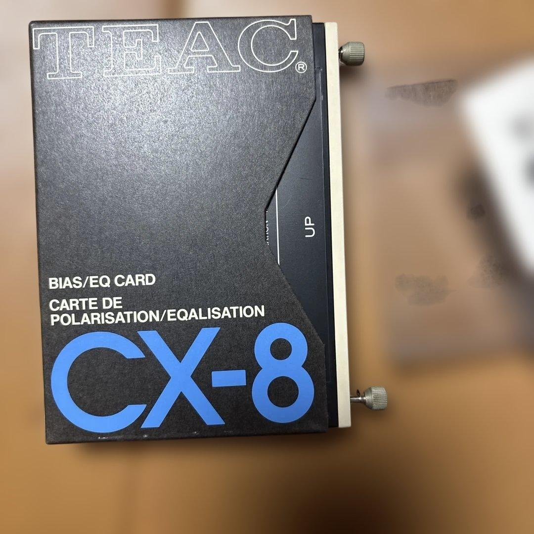 TEAC BIAS/EQ CARD CXー8 ・TO -8バイヤス調整器の2点