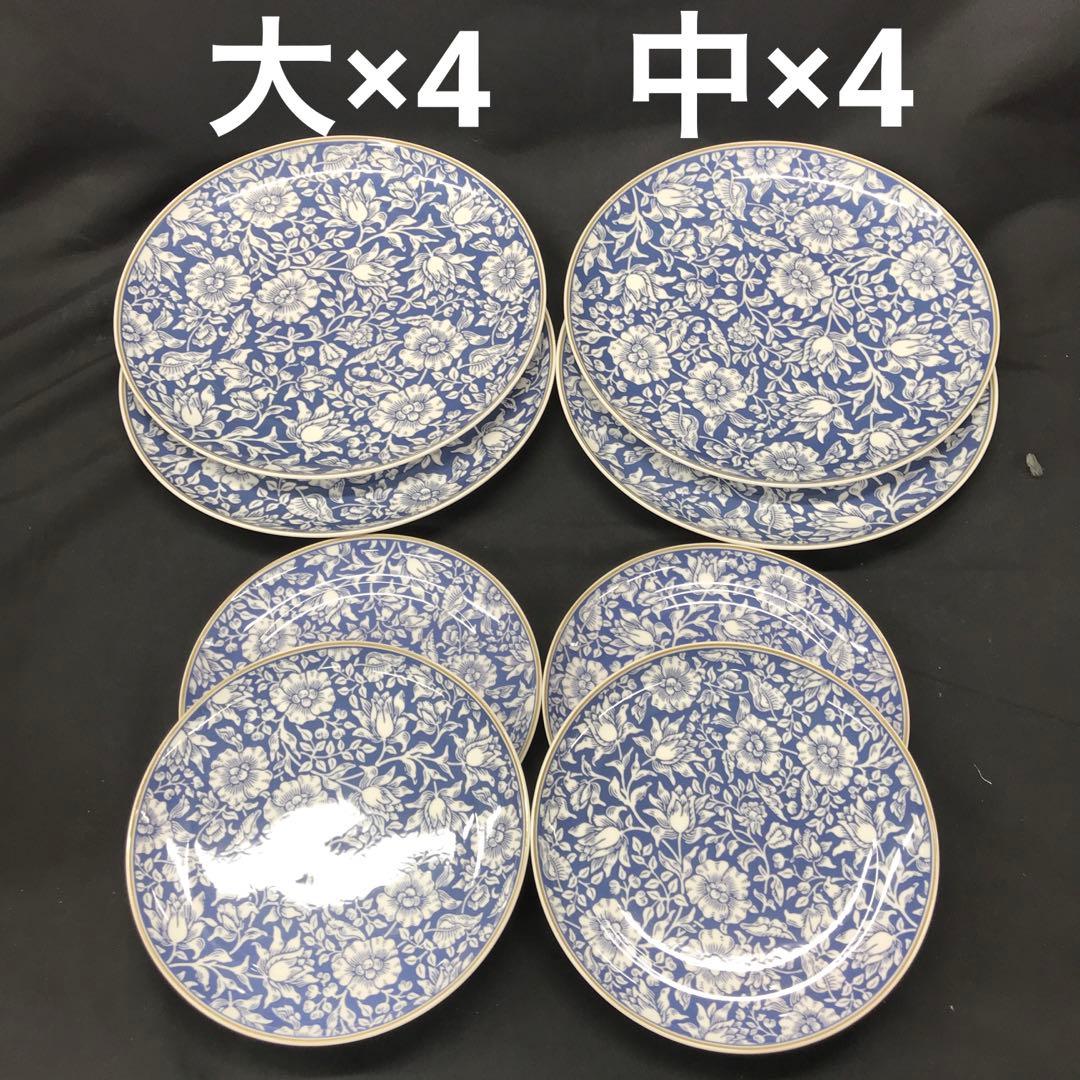 値下！【USED】NIKKO ウィリアムモリス　プレート2種　8P