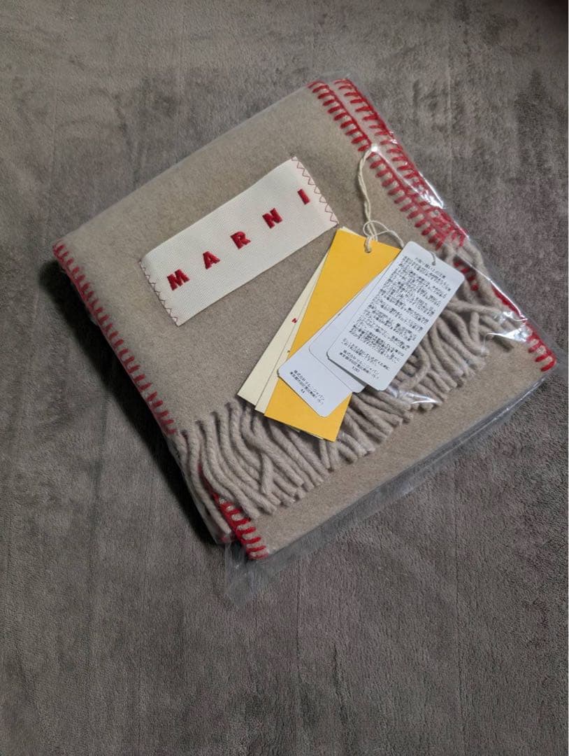 MARNI ウール カシミヤ混 マフラー 新品未使用