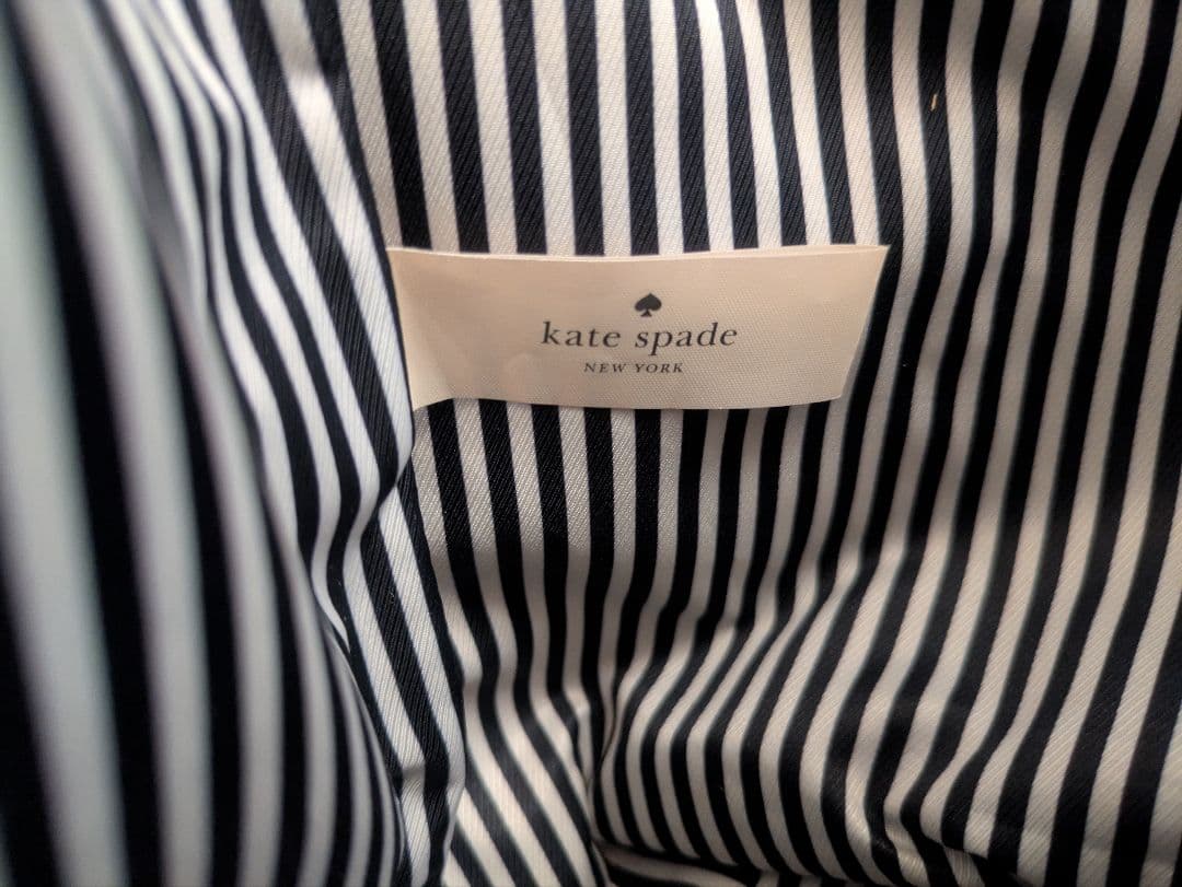 kate spade リボン付きかごバッグ