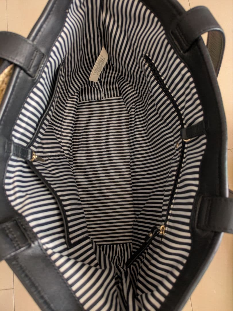 kate spade リボン付きかごバッグ
