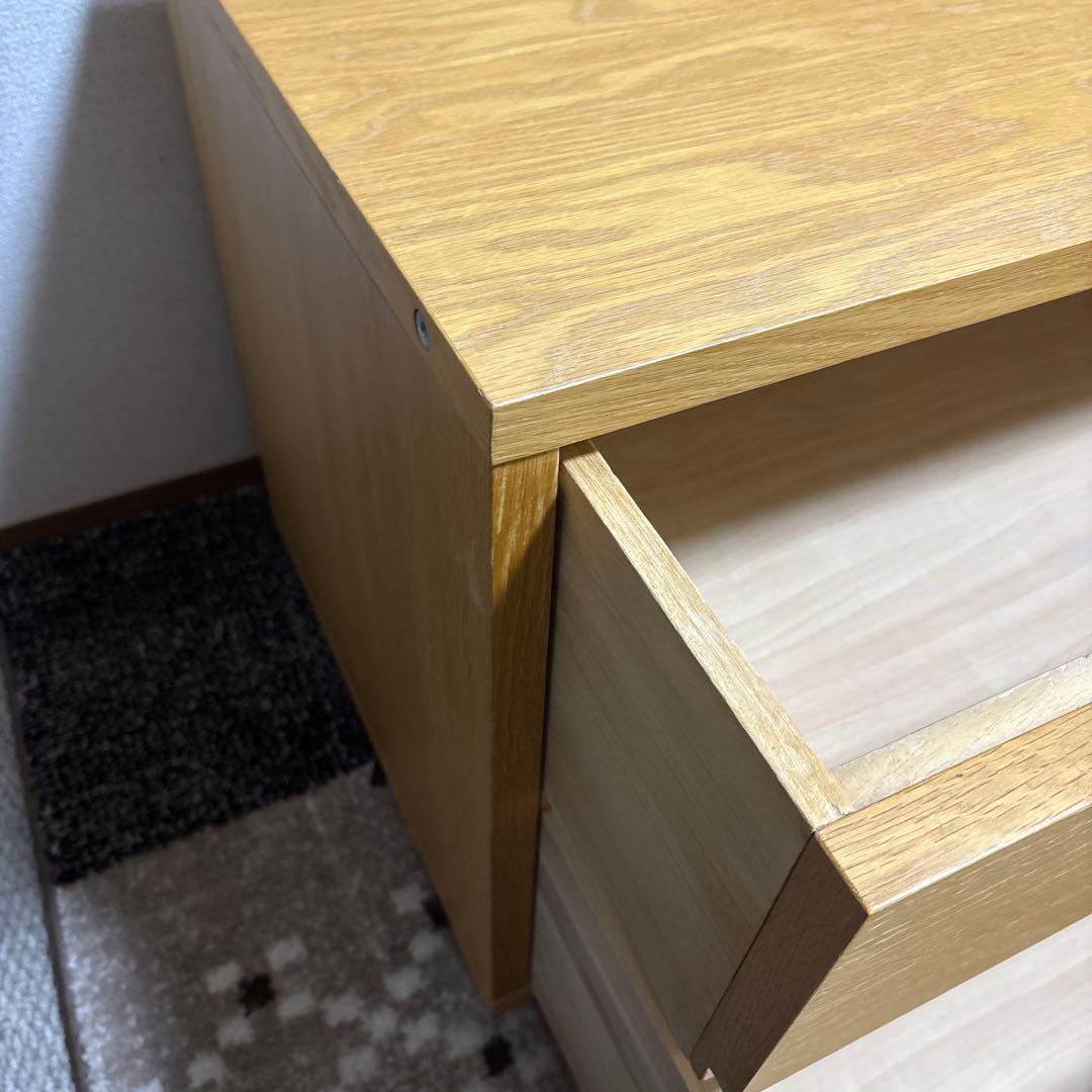 MUJI無印良品のシンプルなナチュラルウッドテレビ台　値下げしました