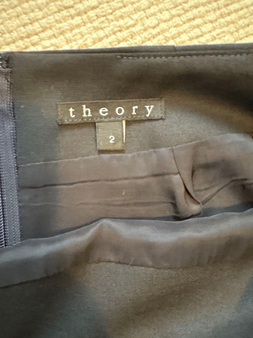 【Theory】ノーカラー セットアップ スカート