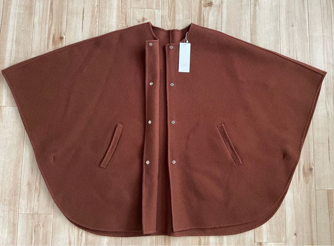 【自由区】ライトリバー ポンチョケープ38ダークキャメル