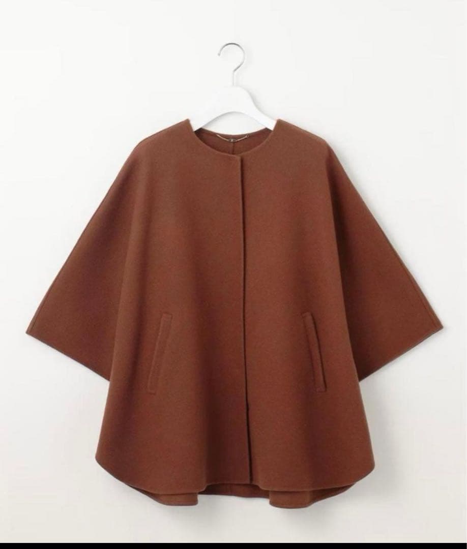 【自由区】ライトリバー ポンチョケープ38ダークキャメル