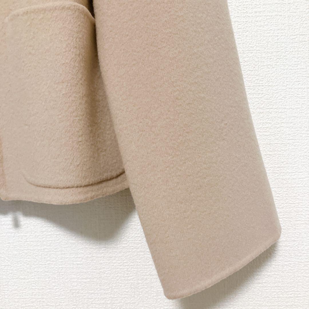 24AW【新品】ANAYI　シャルムリバーフードブルゾン　ベージュ　36