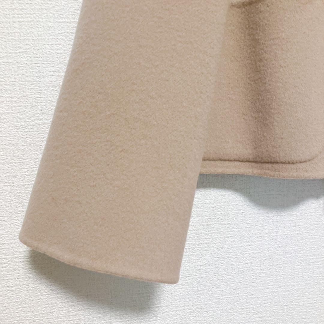 24AW【新品】ANAYI　シャルムリバーフードブルゾン　ベージュ　36