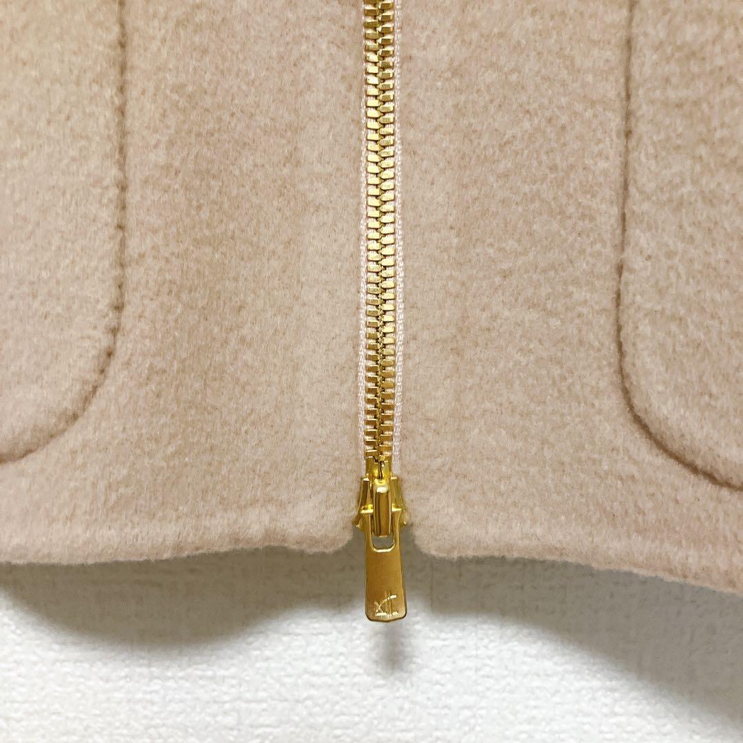 24AW【新品】ANAYI　シャルムリバーフードブルゾン　ベージュ　36