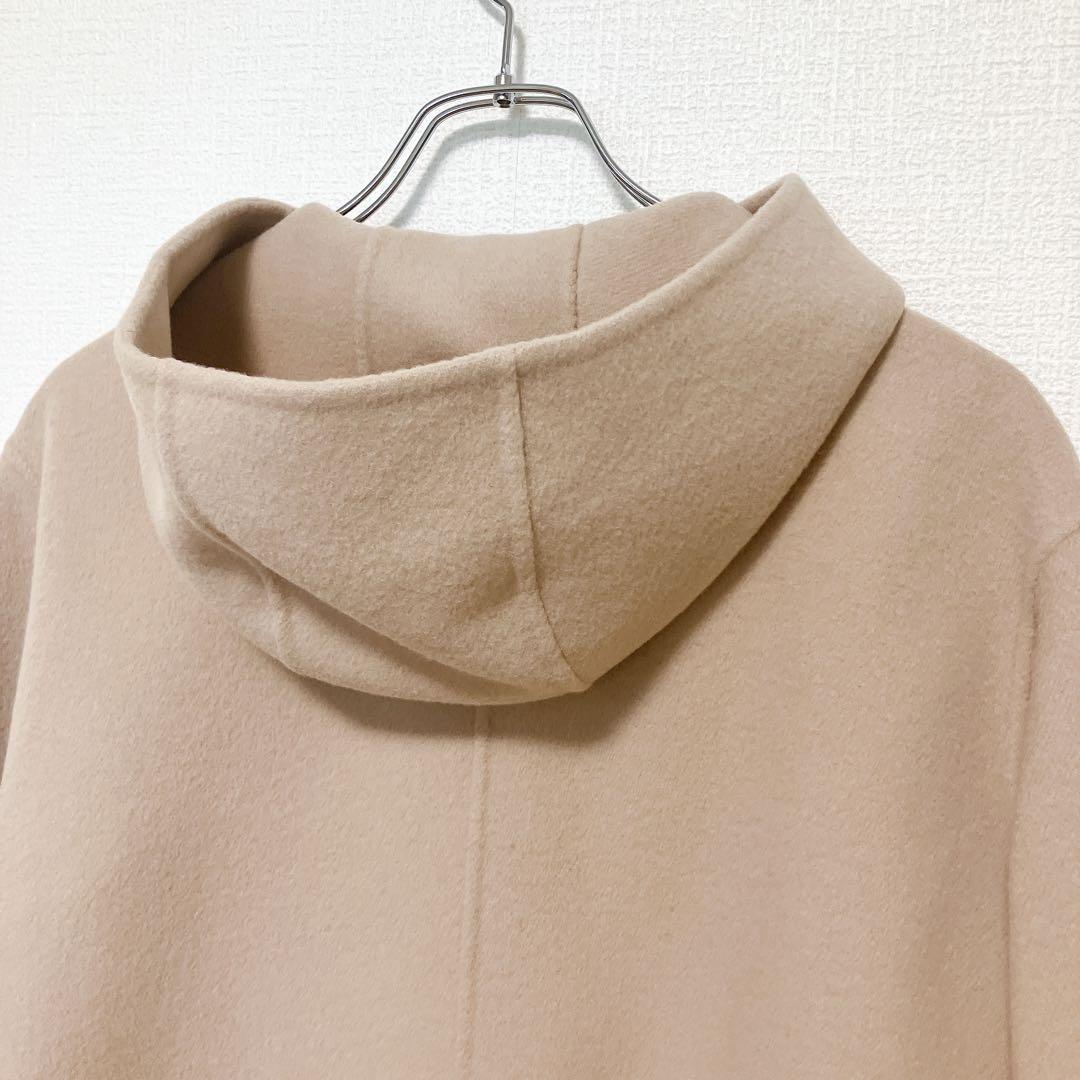 24AW【新品】ANAYI　シャルムリバーフードブルゾン　ベージュ　36