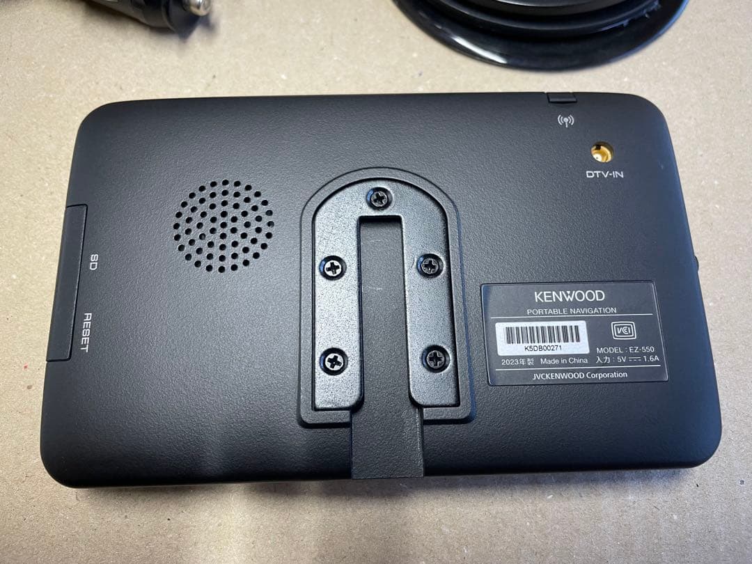 KENWOOD EZ-550 ポータブルナビゲーション