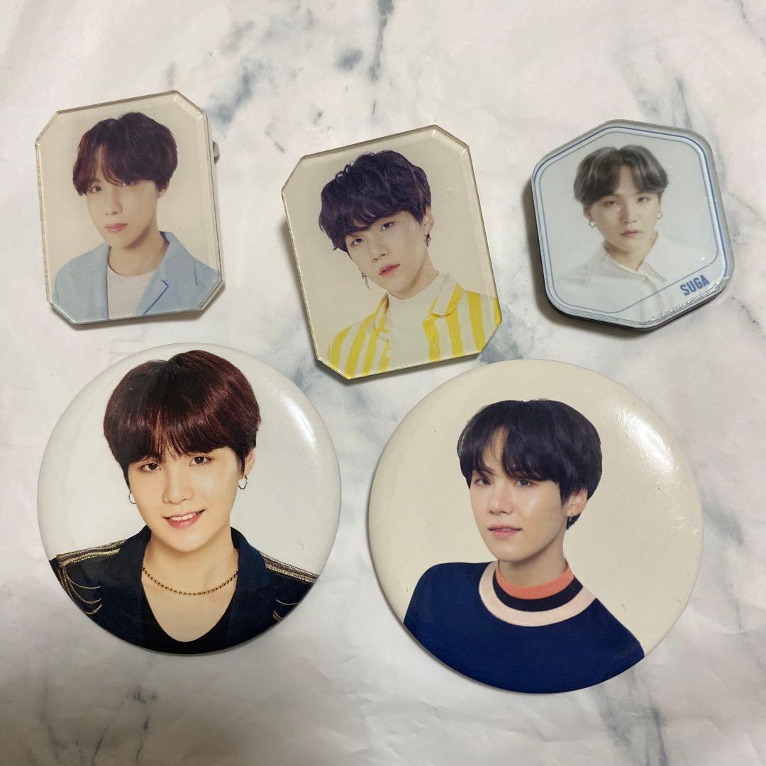 公式SUGA J-HOPE缶バッジ、マグネットセット