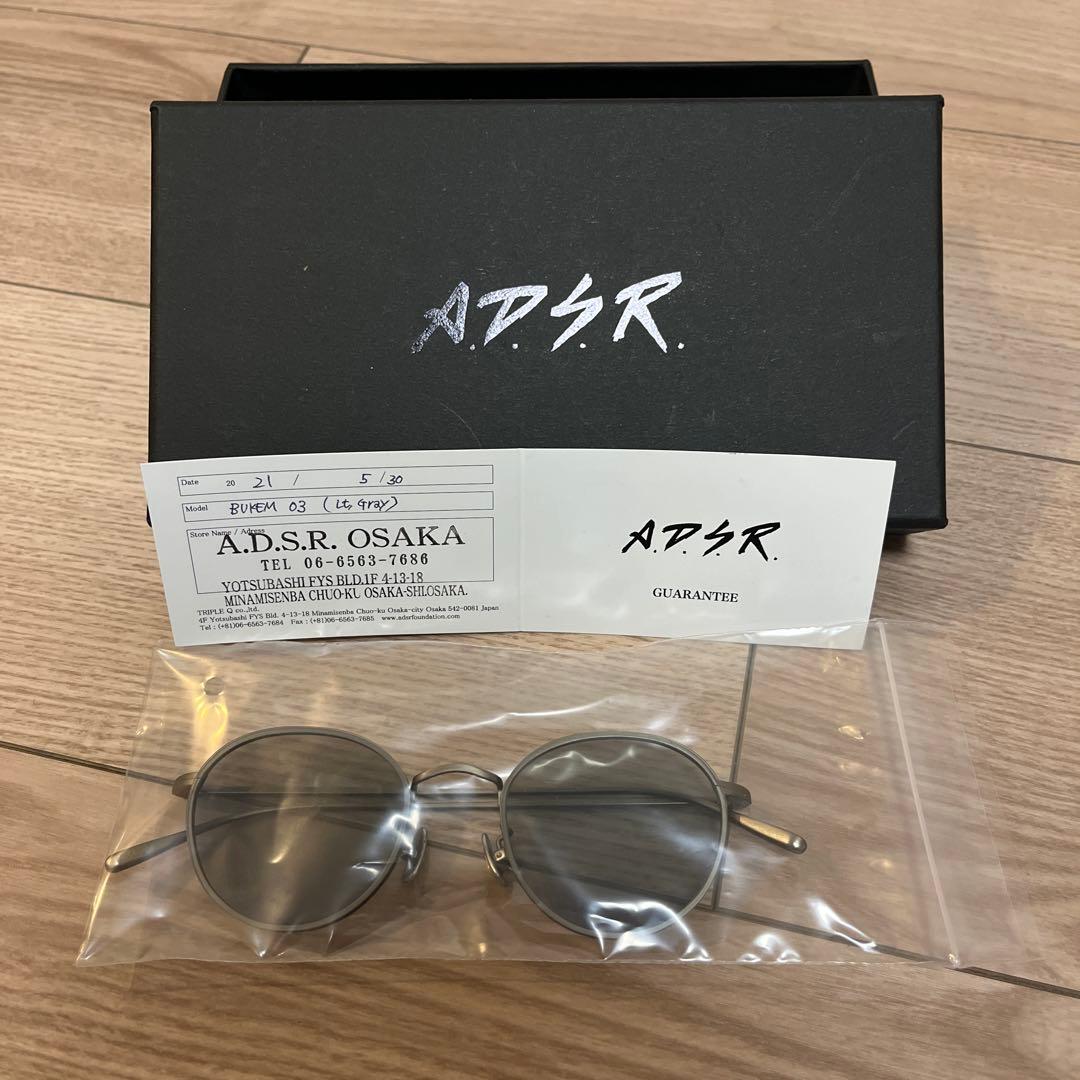 A.D.S.R. BUKEM 03 グレー サングラス