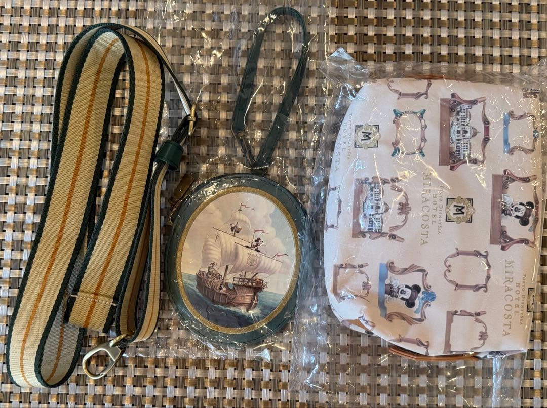 USED★ディズニー ホテルミラコスタ宿泊者限定トートバッグ3点セット