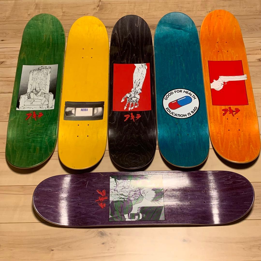 即完売 ジェルミクライン AKIRAスケボーデッキKATSUHIRO OTOMO