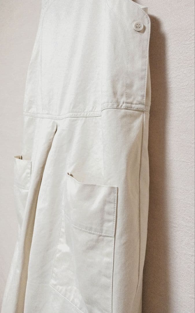 tumugu:　ゆったりコットンサロペット　コクーンシルエット　綿　FREE