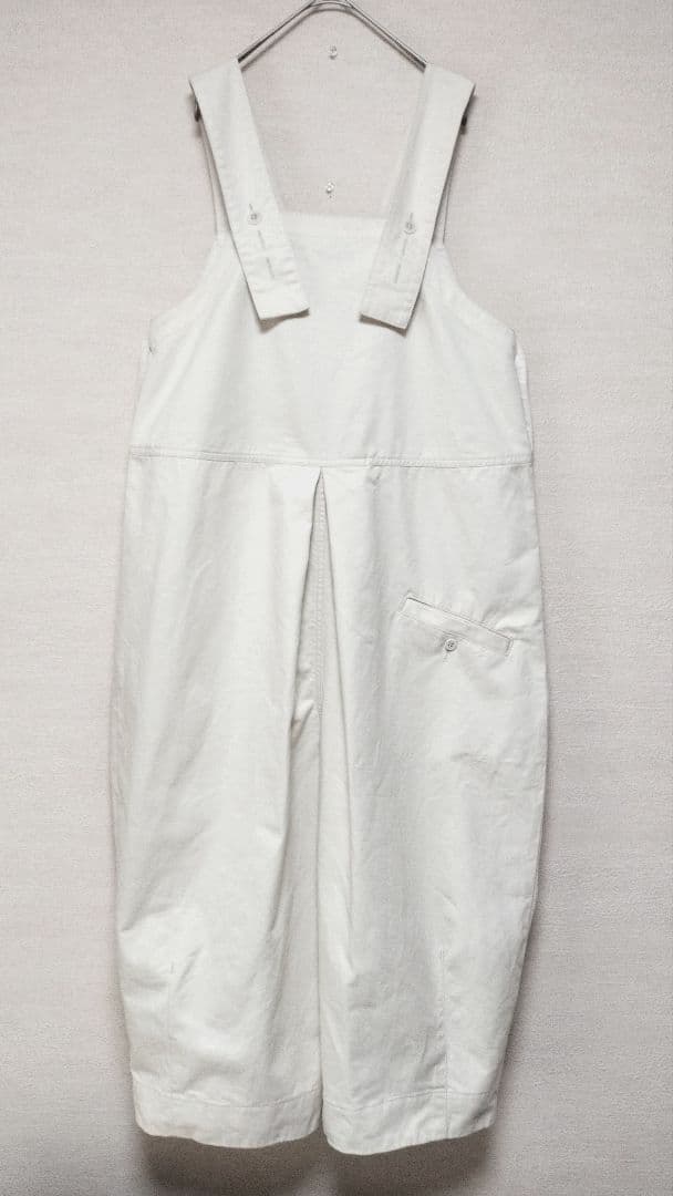 tumugu:　ゆったりコットンサロペット　コクーンシルエット　綿　FREE