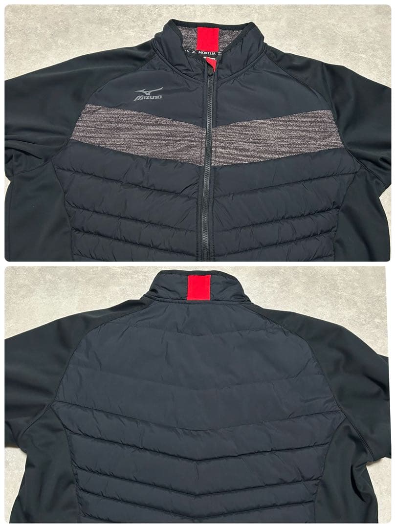 未使用 MIZUNO モレリア テックフィルコート 中綿ジャケット 黒 2XL
