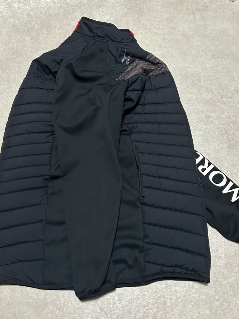未使用 MIZUNO モレリア テックフィルコート 中綿ジャケット 黒 2XL