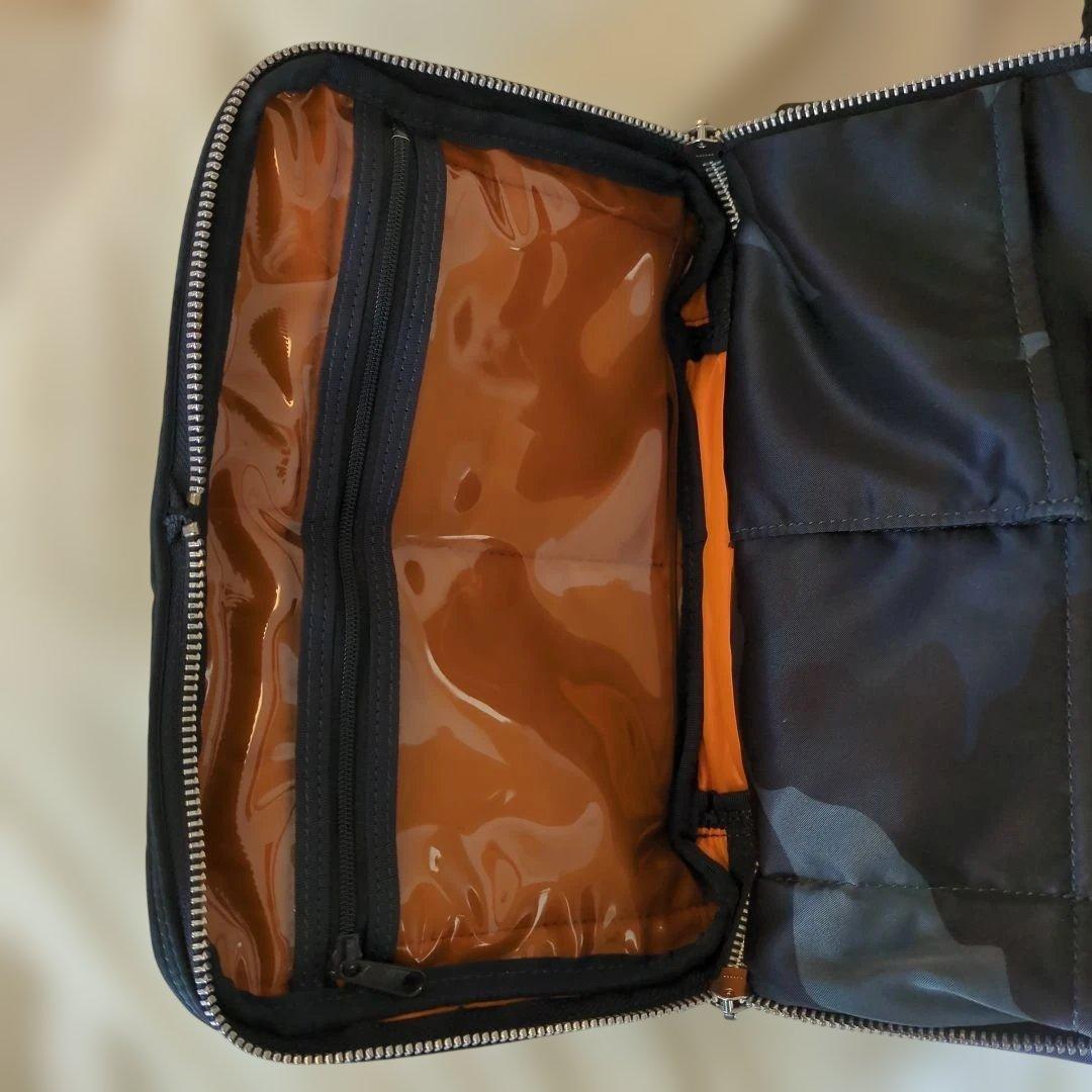 [未使用に近い]ポータータンカー30周年記念限定青迷彩２層ショルダーバック