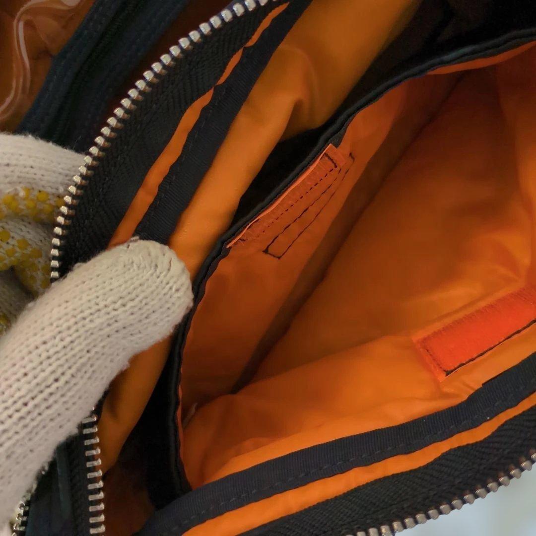 [未使用に近い]ポータータンカー30周年記念限定青迷彩２層ショルダーバック