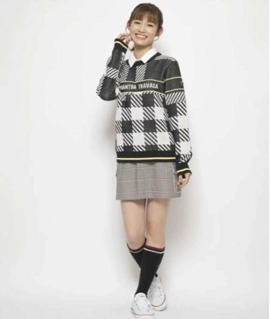 サマンサタバサ ナンバー7 セーター セレブ 高級 高貴 グリーンに映える レア