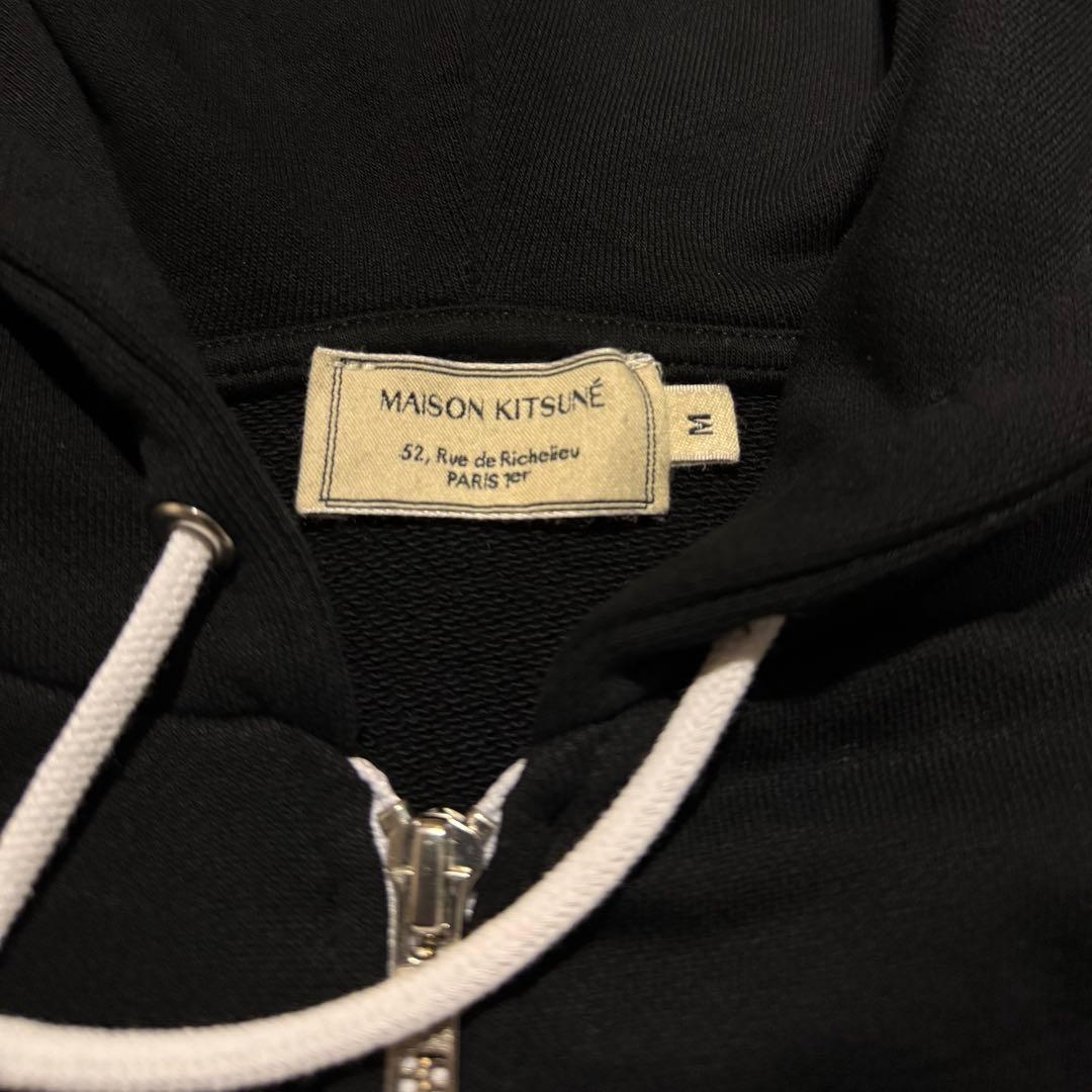 MAISON KITSUNE スエットパーカー M ブラック