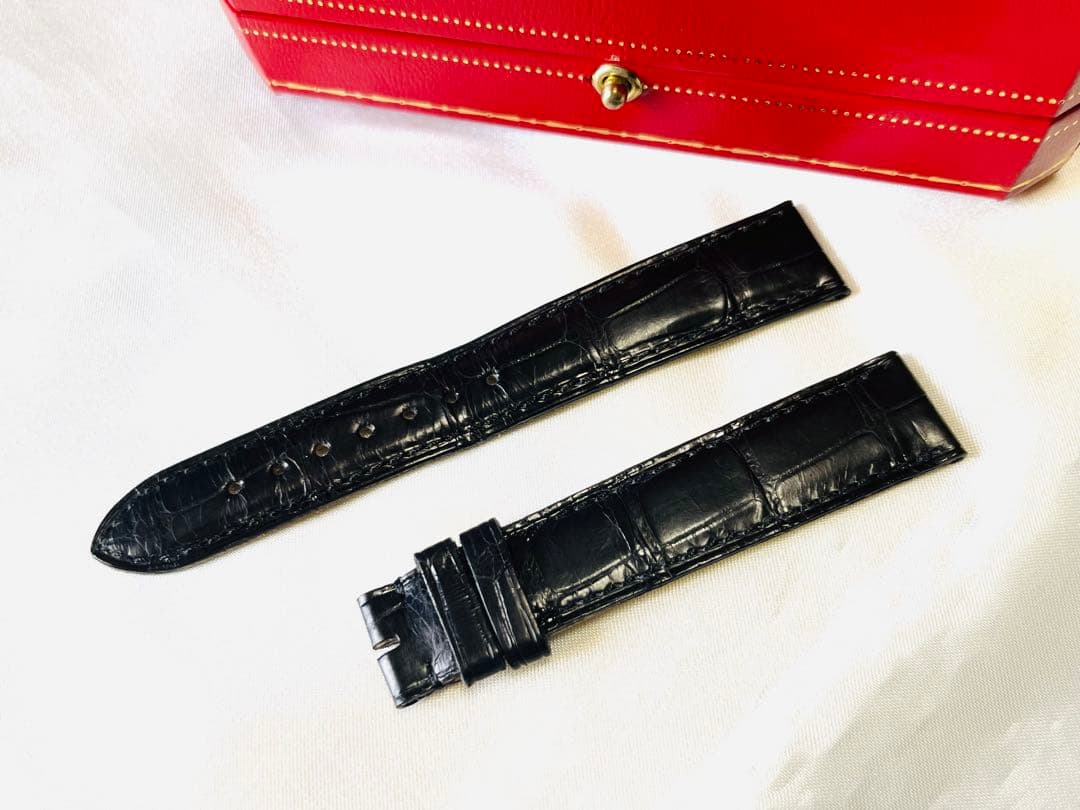 ☆美品☆ カルティエ 純正 クロコストラップ 16mm