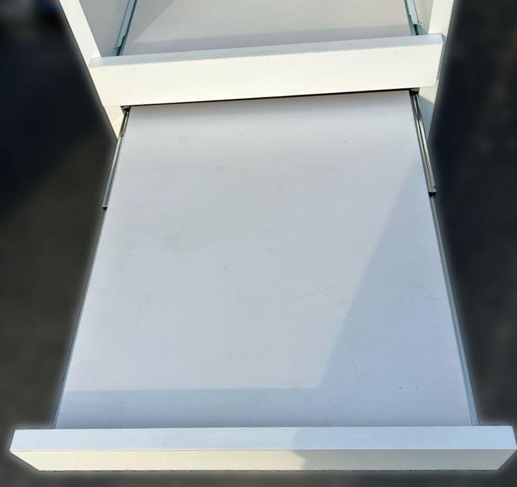 40FB クオーネ ホワイト 食器棚 収納 キッチンボード レンジ台