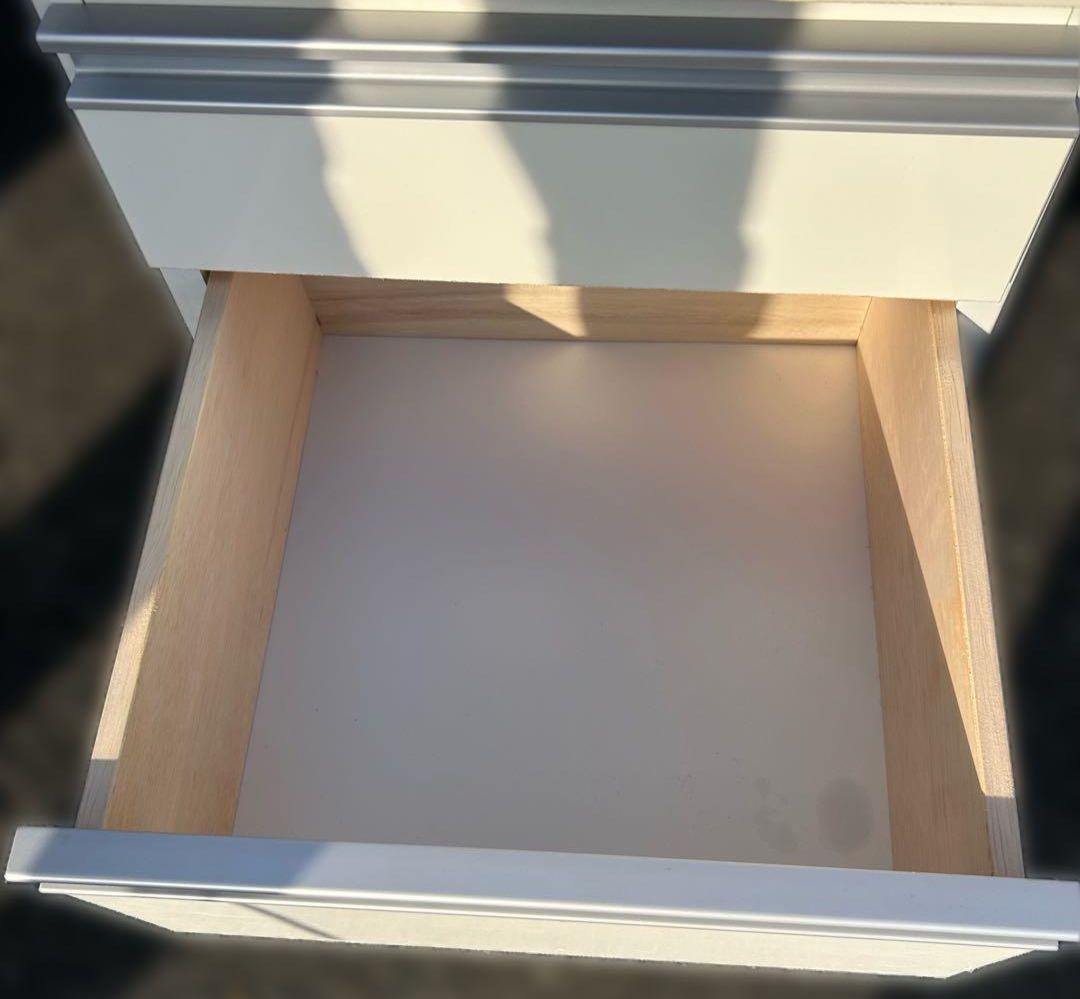 40FB クオーネ ホワイト 食器棚 収納 キッチンボード レンジ台