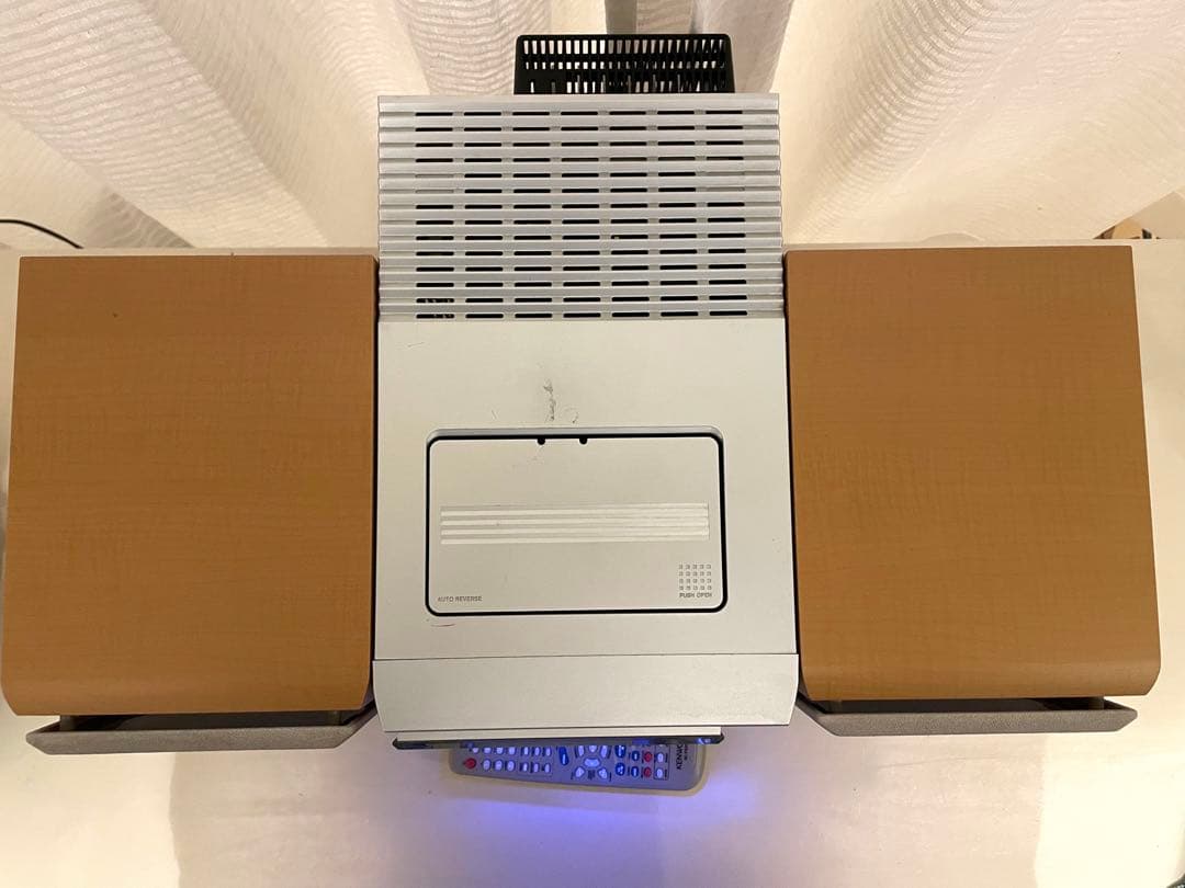 【良品】KENWOOD CD／MD／カセット／ラジオ／コンポ RXD-SV3MD