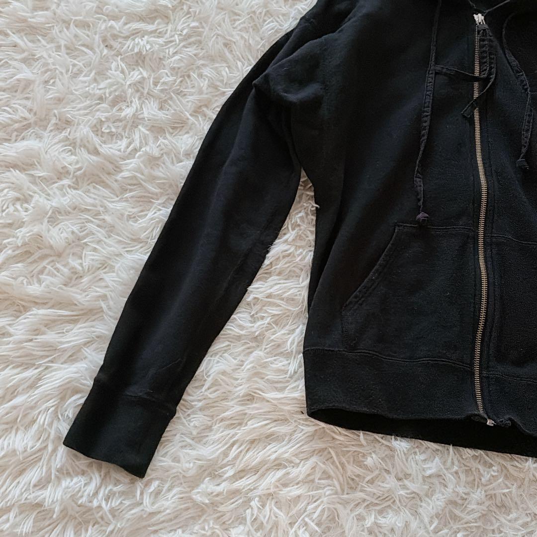 ヴィヴィアンウエストウッド パーカー フルジップ オーブ刺繍 ブラック 黒