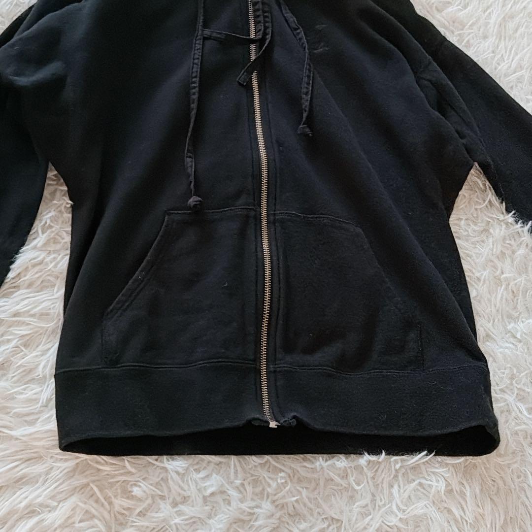 ヴィヴィアンウエストウッド パーカー フルジップ オーブ刺繍 ブラック 黒