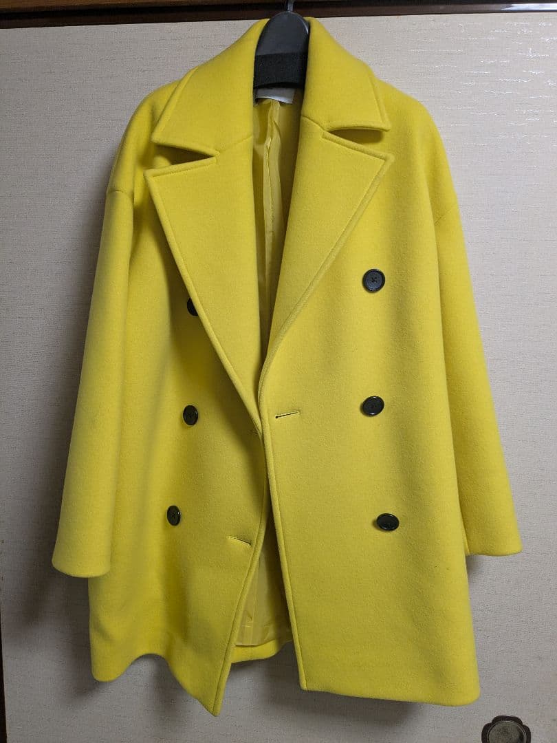 【美品】UNITED ARROWS イエロー ピーコート