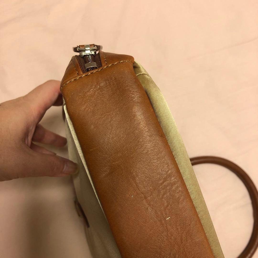 新品未使用✨ATAO ビジネスバッグ A4サイズ可能 ナイロン レザー ベージュ