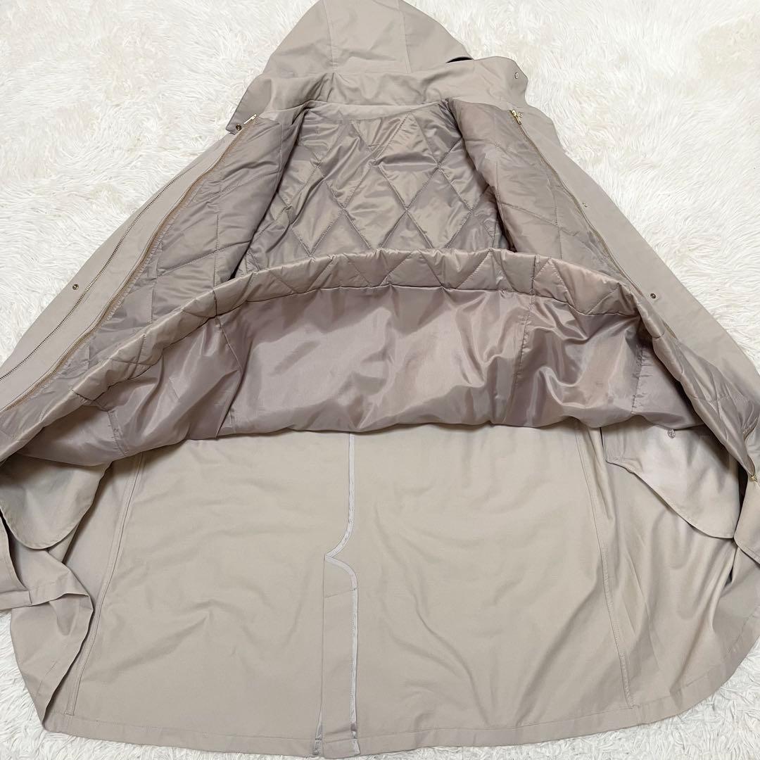 J.PRESS ジェイプレス ライナー付きフーデットコート　ベージュ　11号