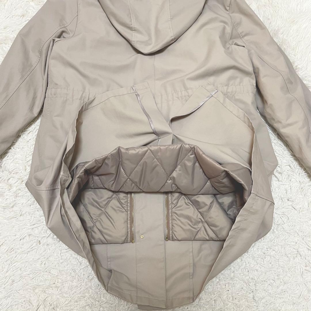 J.PRESS ジェイプレス ライナー付きフーデットコート　ベージュ　11号