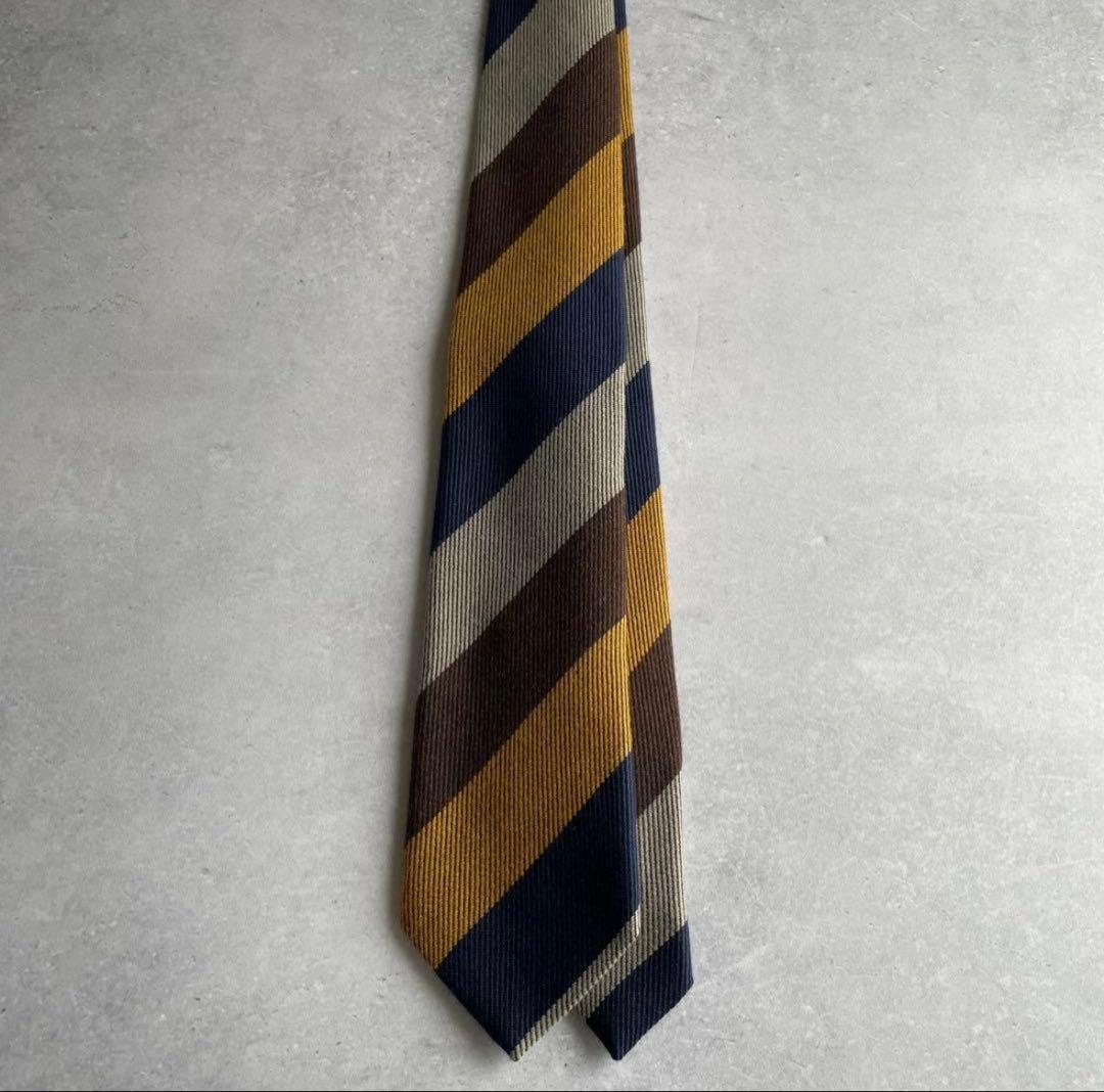 未使用　25年秋冬新作　フランコバッシ　レジメンタルストライプ　イタリア製