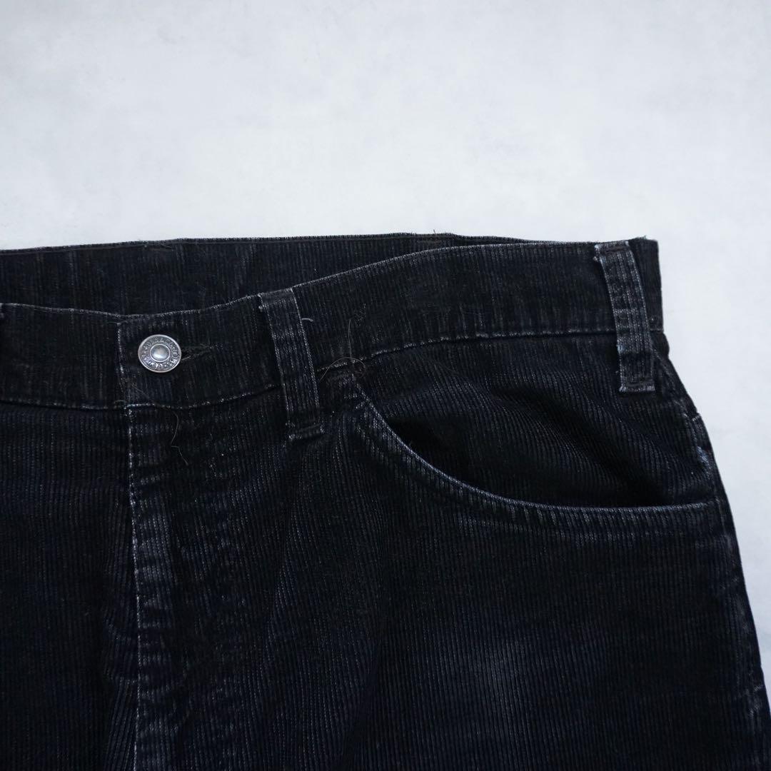 ま*ち様 【70s】levisリーバイス 517 ブラックコーデュロイ bigE