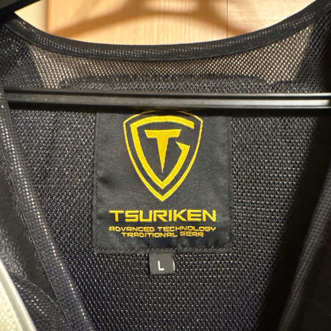 TSURIKEN フローティングベスト TV221➕鬼掛ピンオンリール付き